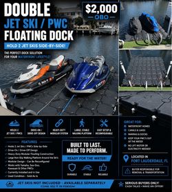 DOUBLE JET SKI / PWC FLOATING DOCK – $2,000 OBO