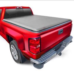 20-26 Chevrolet Silverado Gmc Sierra Soft Roll Up Tonneau Truck Bed Cover Tapadera Cobertor Chevy 