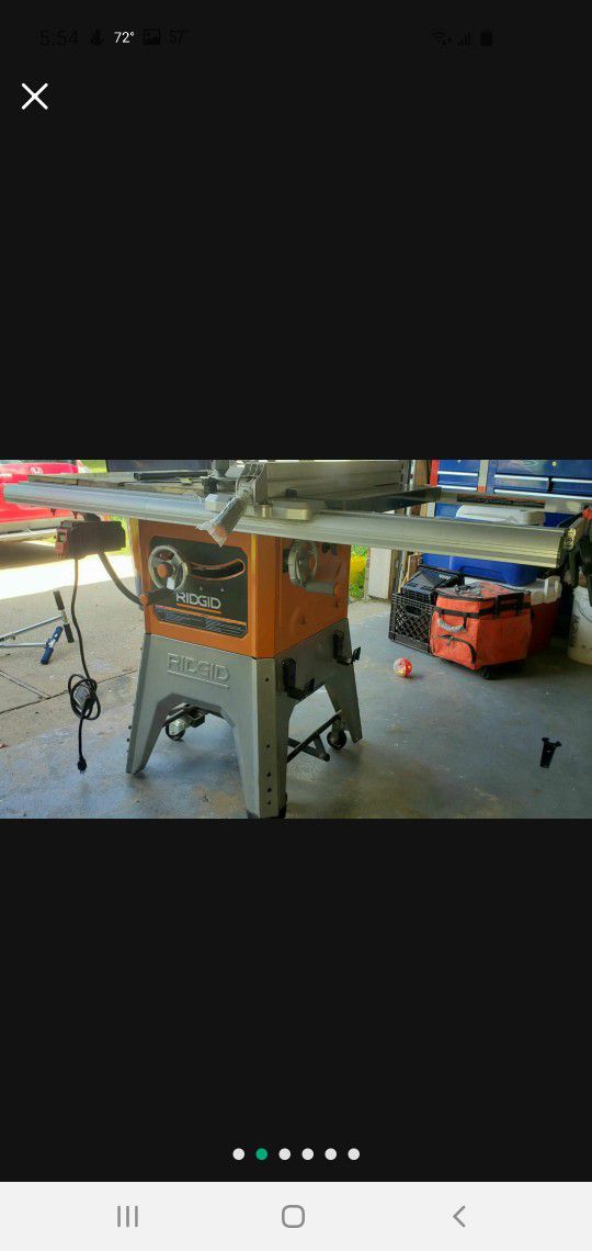 13 Amp 10 in. Professional Cast Iron Table Saw.