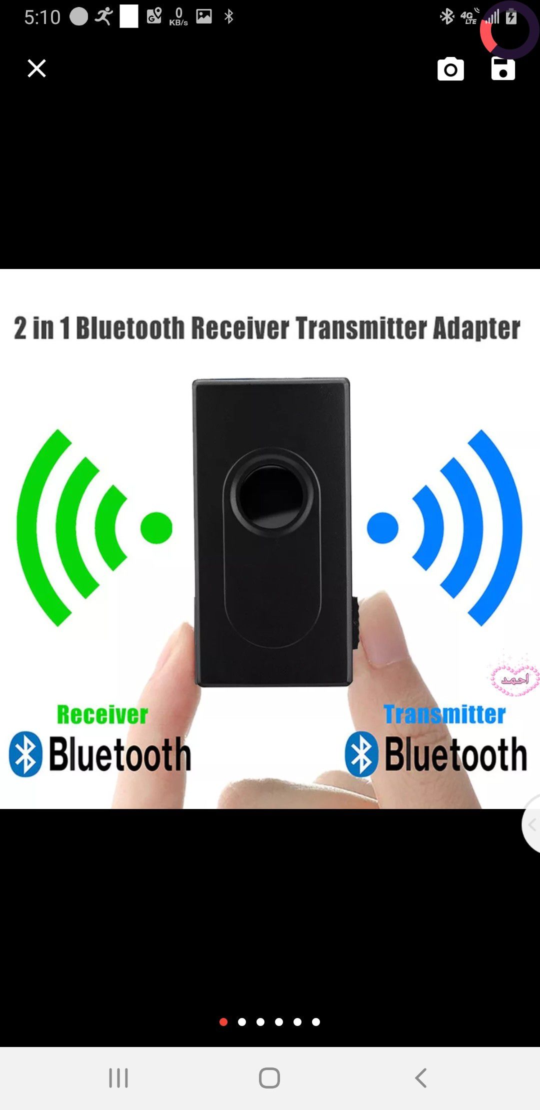 3luetooth V4 Transmitter Receiver Wireless \2DP 3.5mm Stereo Audio Music Adapter for hone PC Y1X2 MP3 MP4 TV PC