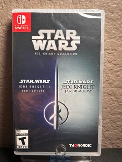 Hey, it’s never been used I’m asking$25 for Star Wars: Jedi Knight Collection the game for the Nintendo switch it’s brand new. Has two games in one.