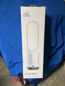 Quiet Bladeless Tower Fan 22”