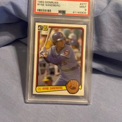 Ryne Sandberg Rookie 1983 Donruss Min Graded Nine 