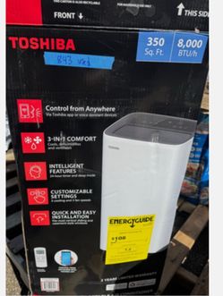 Toshiba portable conditioner 8000