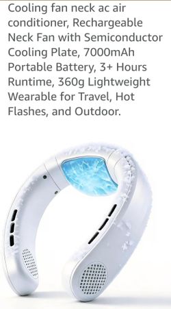 Cooling fan neck ac air conditioner