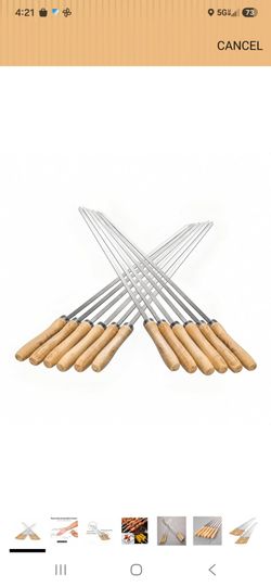 12 pack barbecue skewers