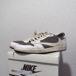 Travis Scott X Jordan 1 Low Reverse Mocha Size 11