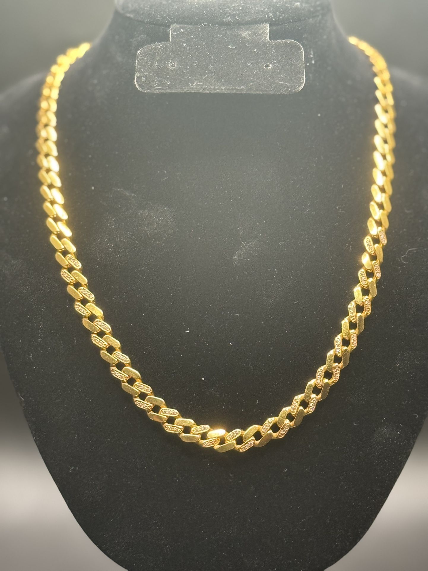21k Gold Cuban Link 