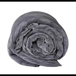 NEW LONDON FOG WEIGHTED BLANKET Grey 60 x 70 (152 cm x 172 cm) 
