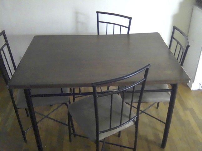 Table And 4 Chairs