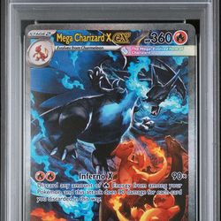 2025 POKEMON PFL EN-PHANTASMAL FLAMES 125 MEGA CHARIZARD X EX SPECIAL ILLUSTRATION RARE