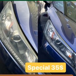 Headlights Restoration Especial 35$ For Both
