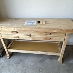 Windsor Design 60” 4 Drawer Woodworking Bench