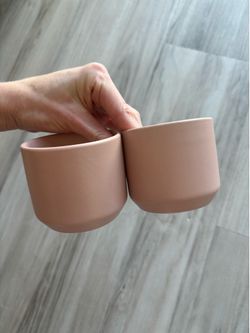 mini pink pots