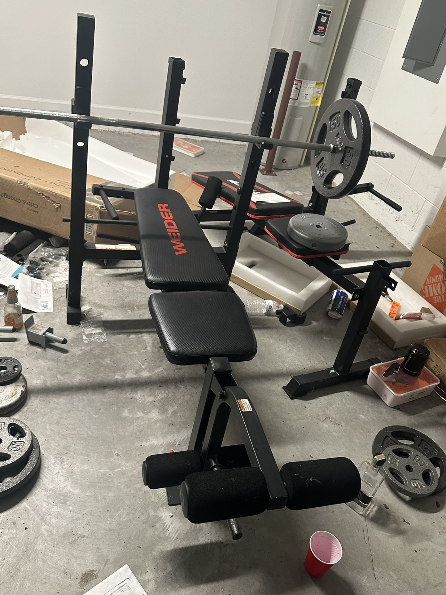 Work Out Bench And Elliptical 