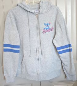 SUPER CUTE ~DISNEY PARKS ~
Juniors Womens (LARGE)Long Sleeve Stitch Zipper Hoodie