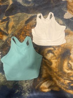 Athleta Racerback Crop Tank Tops – Set of 2
