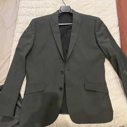 Express Men’s Suit - Dark Olive 