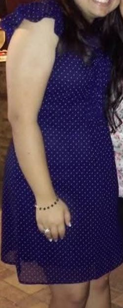 Blue Short Casual Dress