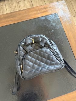 Black Bow Backpack