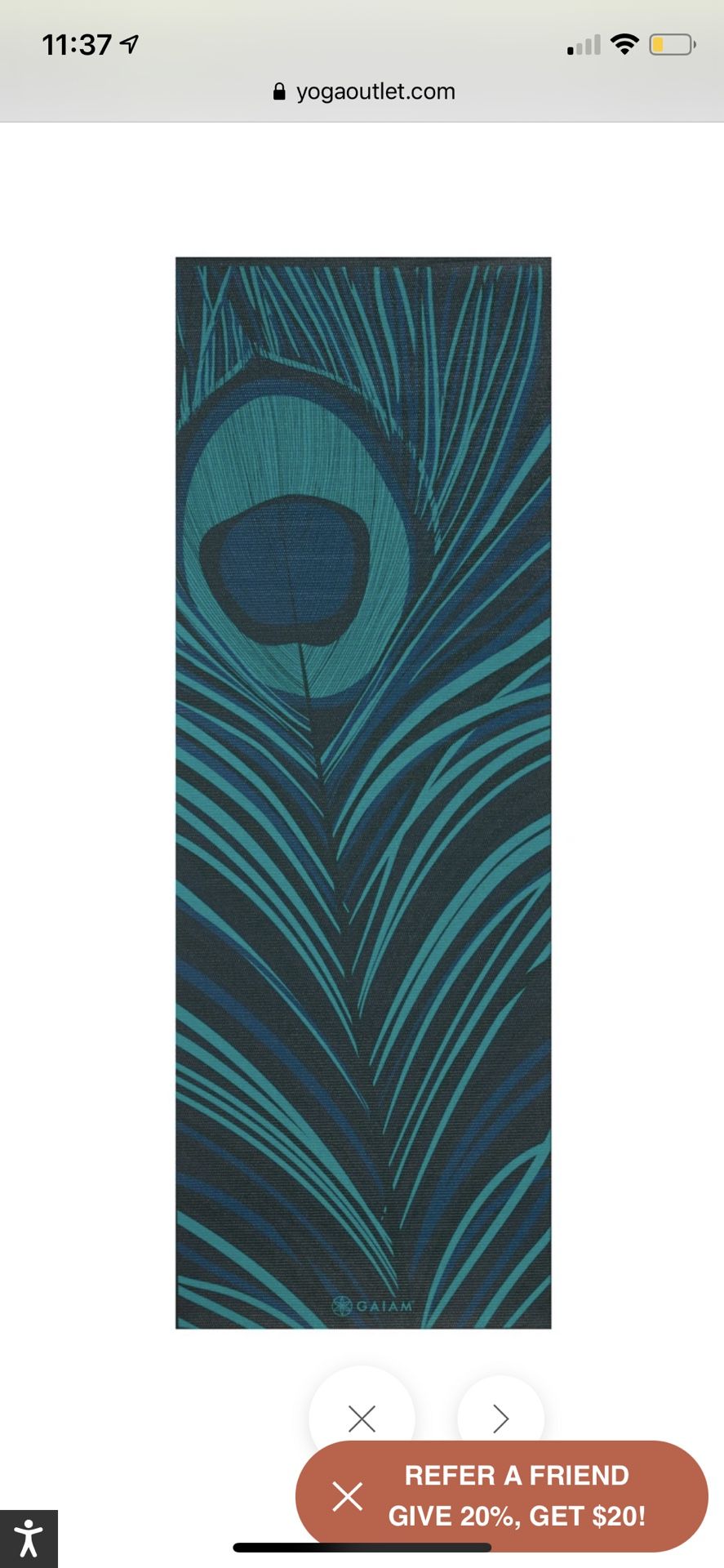 Gaiam Reversible Yoga Mat