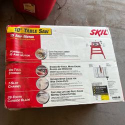 10” SKIL Table saw 15 Amp 