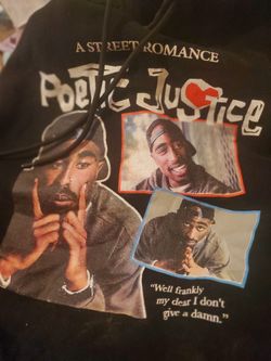Tupac Poetic Justice Hoodie. Chemistry brand. Size Medium.