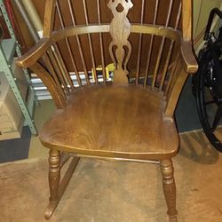 Vintage Rounded Rocking Chair 