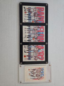 USA Dream Team Basketball Cards in Acrylic Cases