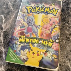 Pokémon the first movie vhs