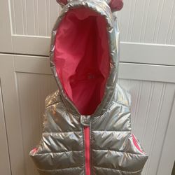 New (Without Tags) Unicorn 🦄 Hooded Puffer Vest