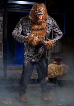 7FT Howling Werewolf Animatronic Halloween Decoration
