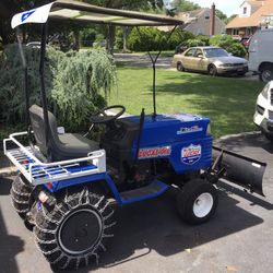 CRAFTSMAN GT6000 16HP BRIGGS VANGUARD GARDEN LAWN TRACTOR W/ SNOW PLOW LED HEADLIGHTS HORIZONTAL SHAFT BRIGGS VANGUARD V-twin 16HP ENGINE LARGE DRI