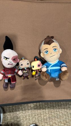 Avatar: The Last Airbender Plush and Funko Pop Lot