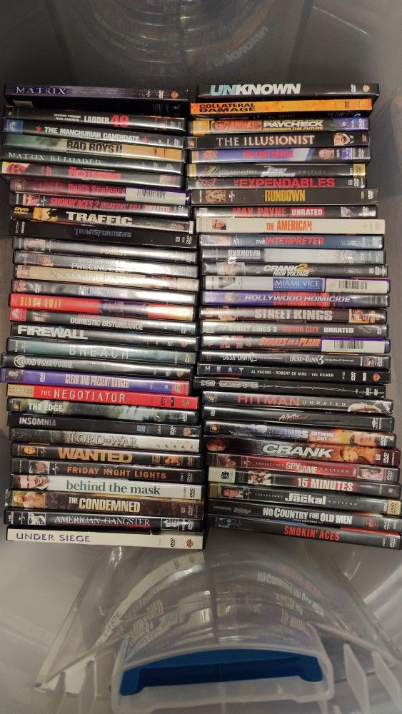 60 + DVD Bundle DVD Lot Action movies