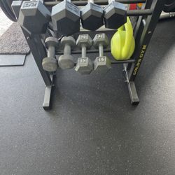 Dumbells With Rack