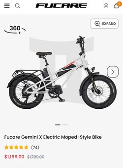 Fucare Gemini X Electric Moped-Style Bike