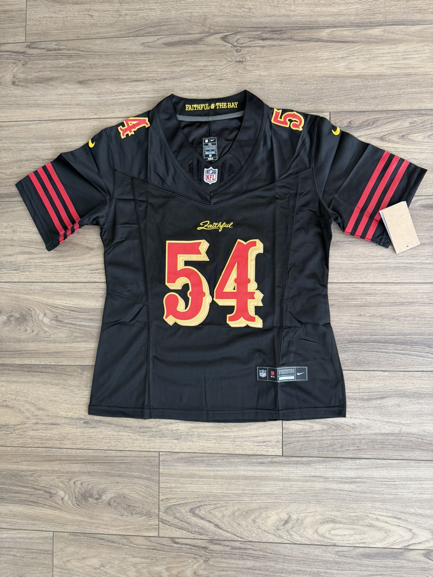 Women San Francisco 49ers Fred Warner New Rivalry Stitched Jersey, S To 2xl