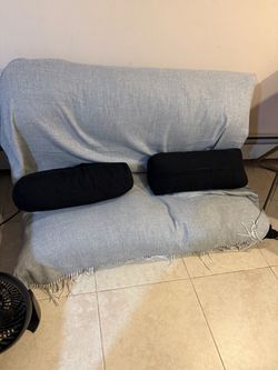 Couch Mattress Foldable Black