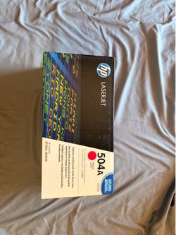 UNOPENED HP LASERJET 504A MAGENTA COLOR PRINT CARTRIDGE