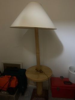Wicker lamp