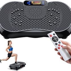  Vibration Plate Exercise Machine 2025 Upgraded Vibrating Plate for Lymphatic Drainage Weight Loss 330Lbs, 999 Adjustable Speeds, Full-Body Shake