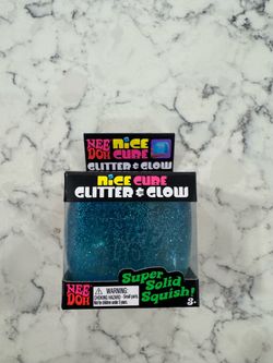 NeeDoh Nice Cube – Glitter & Glow