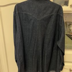 Blue Levi Flannel Shirt 4XL