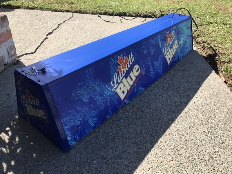 Labatt Blue Beer Pool Table Light