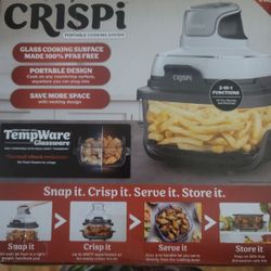 Ninja Crispi 3-in-1 Portable Cooking System with 4 QT TempWare Container