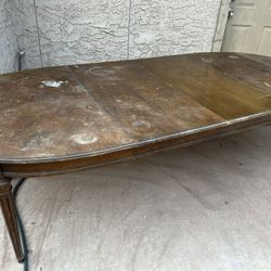 Solid Wood Table Seats 8-10