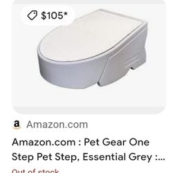 Pet Gear One Step Pet Step, Essential Grey