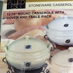 stoneware casserole 