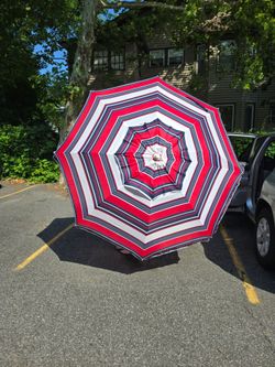 SUMMER FUN NECESSITIES!! NAUTICA Beach Umbrella &/ Beach Tent
